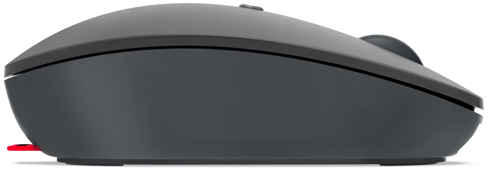 Мышь беспроводная Lenovo Go серый, 2400 dpi, радиоканал, USB-C, кнопки - 3