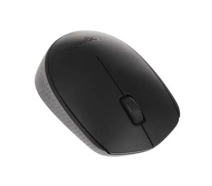 Мышь беспроводная Logitech B170 черный, 1000 dpi, радиоканал, USB, кнопки - 3