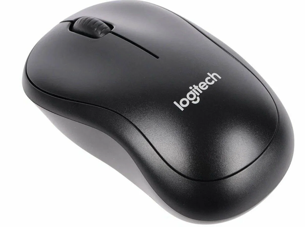 Мышь беспроводная Logitech B220 Silent черный, 1000 dpi, радиоканал, USB, кнопки - 3