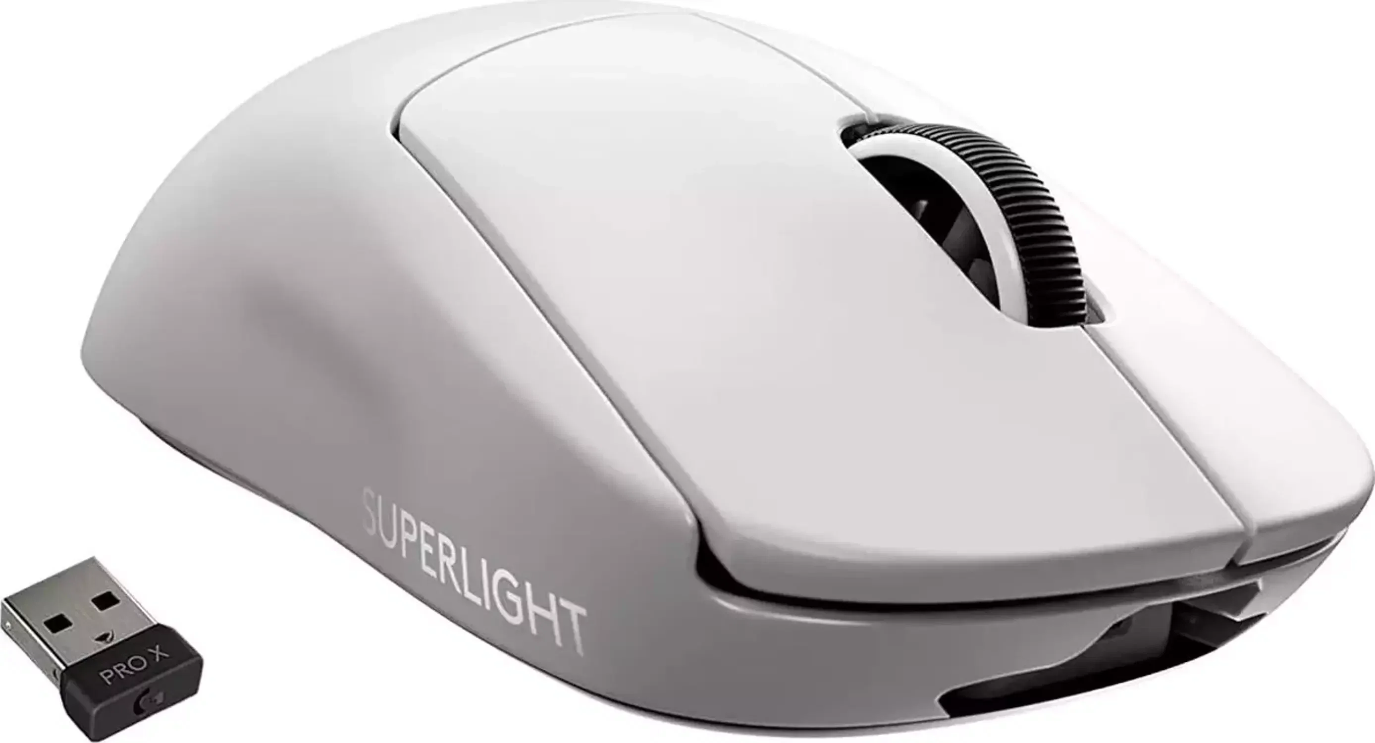 Мышь беспроводная Logitech G PRO X SUPERLIGHT белый, 25600 dpi, радиоканал, USB, кнопки - 5