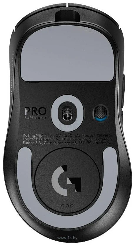 Мышь беспроводная Logitech G PRO Х Superlight 2 DEX черный, 44000 dpi, радиоканал, USB, кнопки - 5