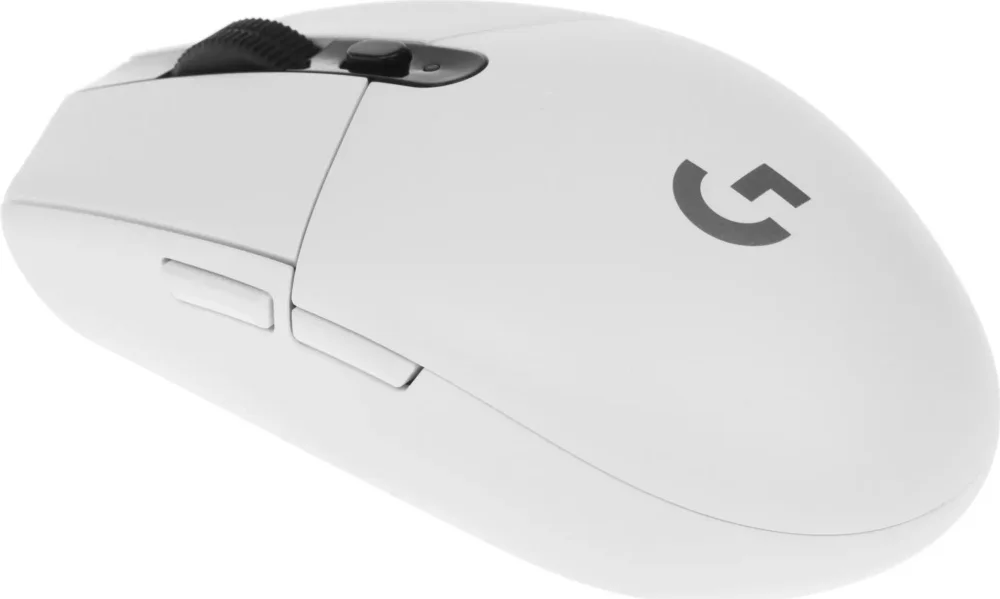 Мышь беспроводная Logitech G304 Lightspeed белый, 12000 dpi, радиоканал, USB, кнопки - 6