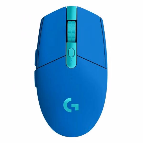 Мышь беспроводная Logitech G304 Lightspeed синий, 12000 dpi, радиоканал, USB, кнопки - 6