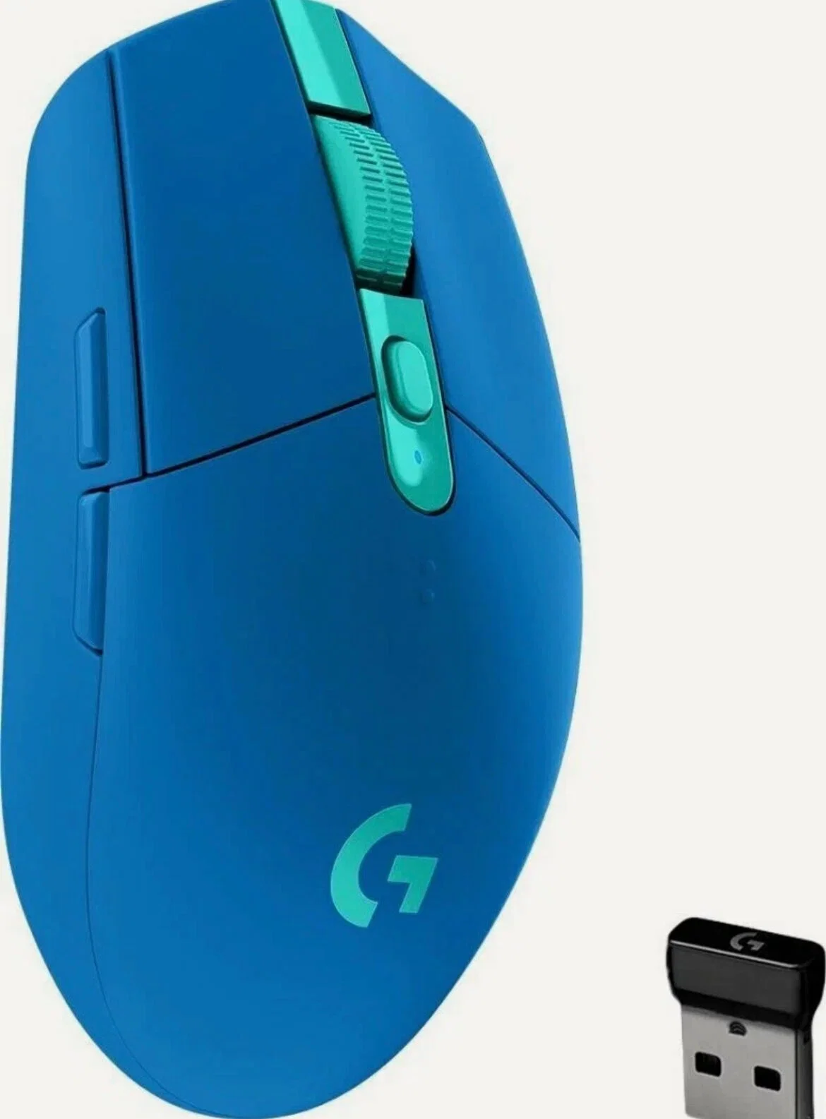 Мышь беспроводная Logitech G304 Lightspeed синий, 12000 dpi, радиоканал, USB, кнопки - 6