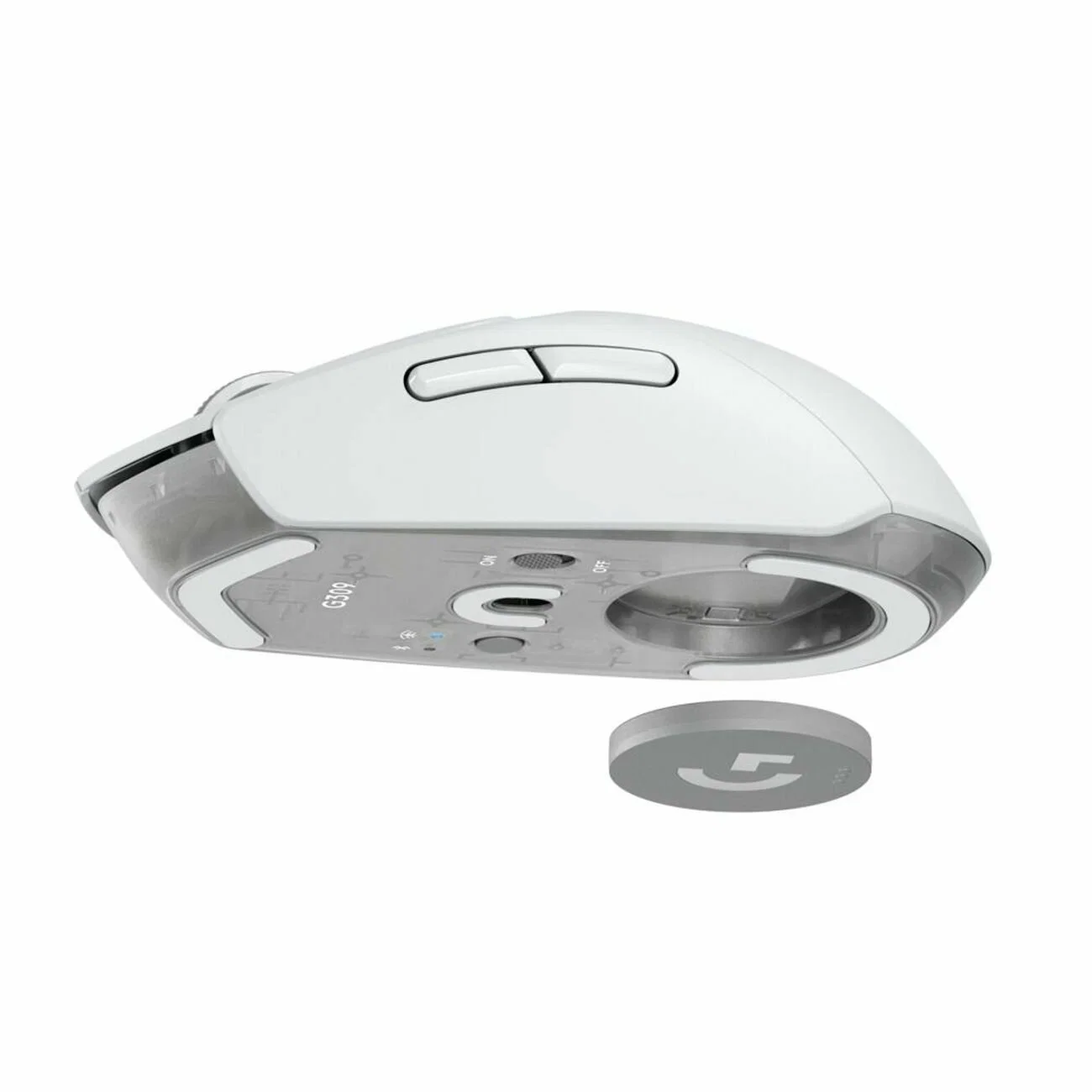Мышь беспроводная Logitech G309 Lightspeed белый, 25600 dpi, радиоканал, Bluetooth, USB, кнопки - 6