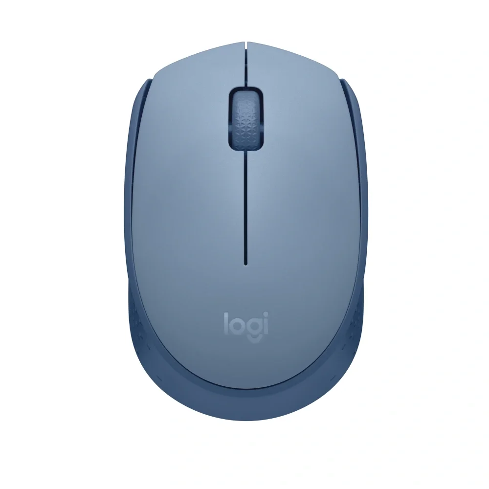 Мышь беспроводная Logitech M171 синий, 1000 dpi, радиоканал, USB, кнопки - 3