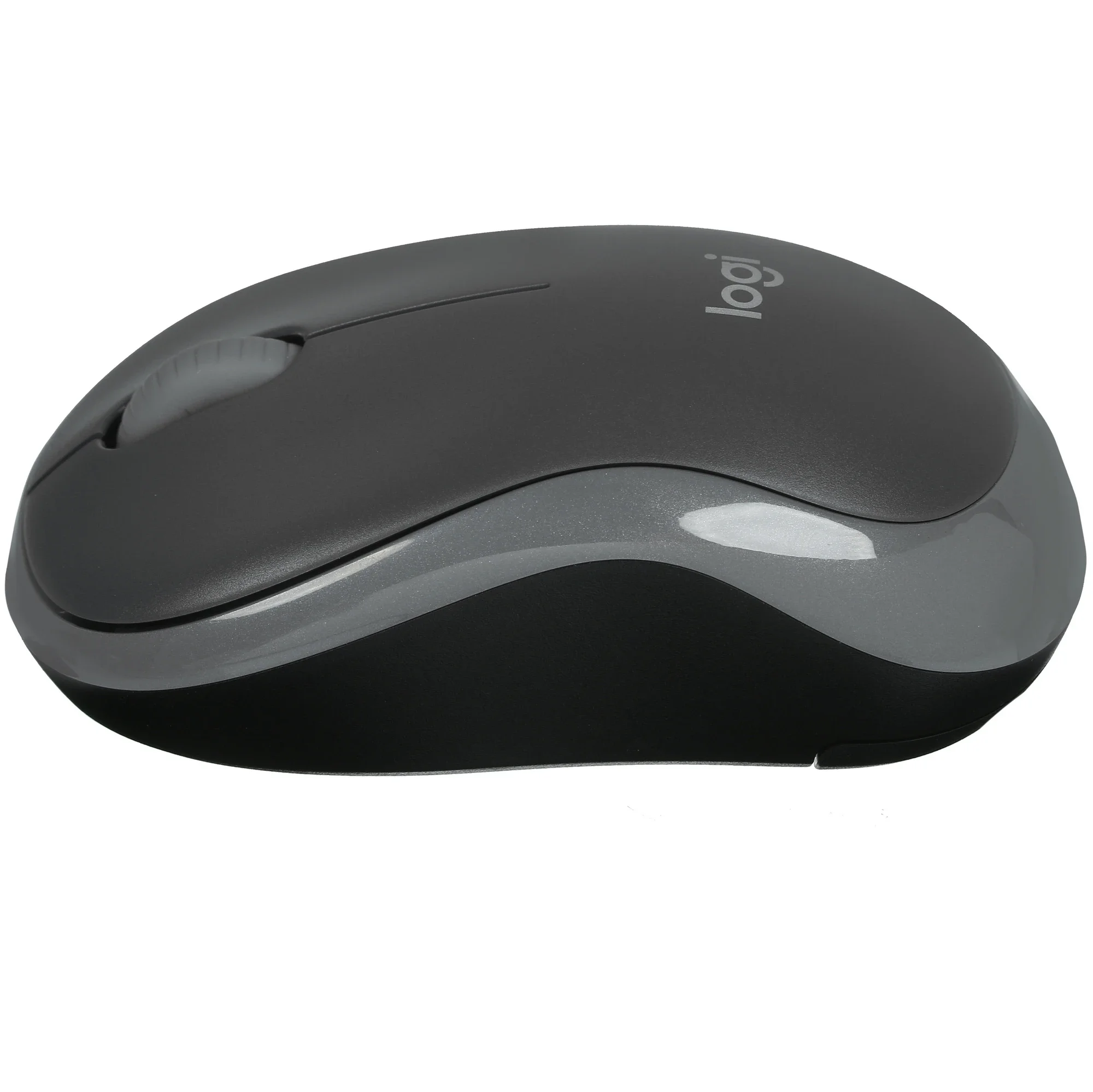Мышь беспроводная Logitech M185 серый/черный, 1000 dpi, радиоканал, USB, кнопки - 3