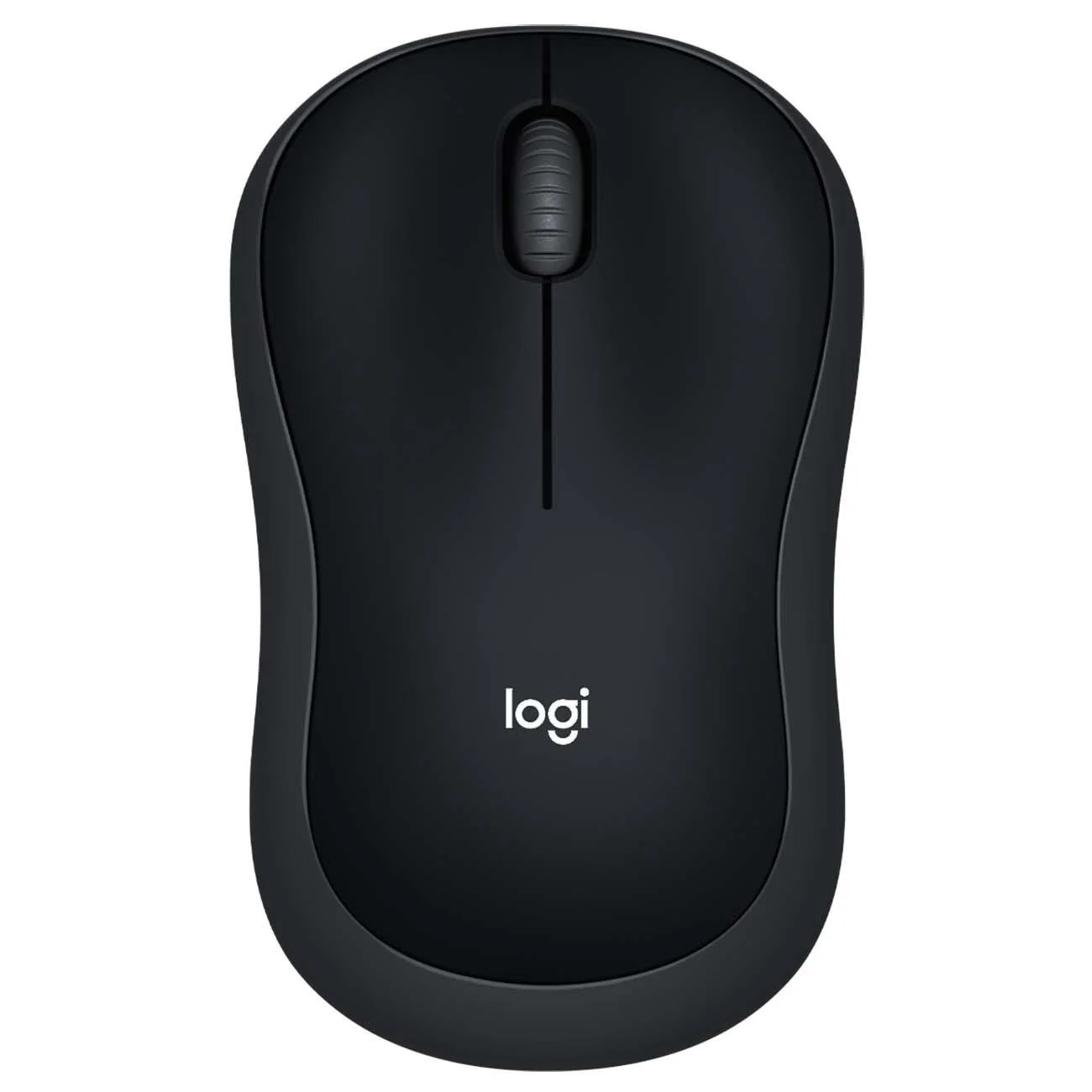 Мышь беспроводная Logitech M185 серый/черный, 1000 dpi, радиоканал, USB, кнопки - 3
