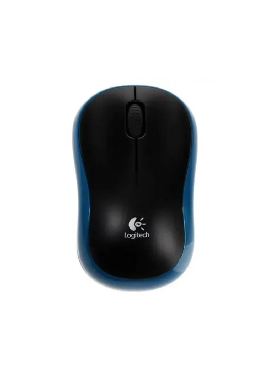 Мышь беспроводная Logitech M185 синий, 1000 dpi, радиоканал, USB, кнопки - 3