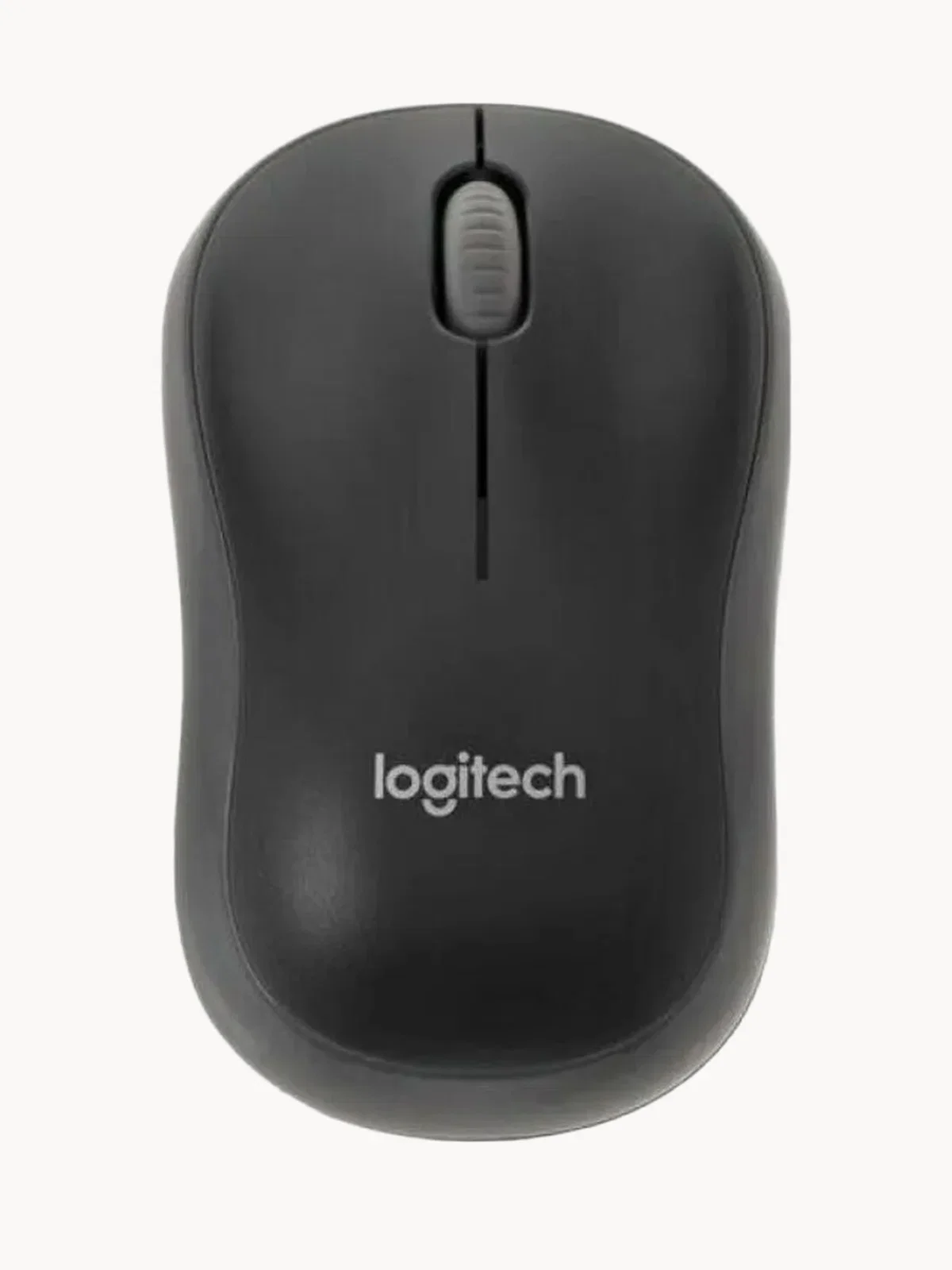 Мышь беспроводная Logitech M186 черный/серый, 1000 dpi, радиоканал, USB, кнопки - 3