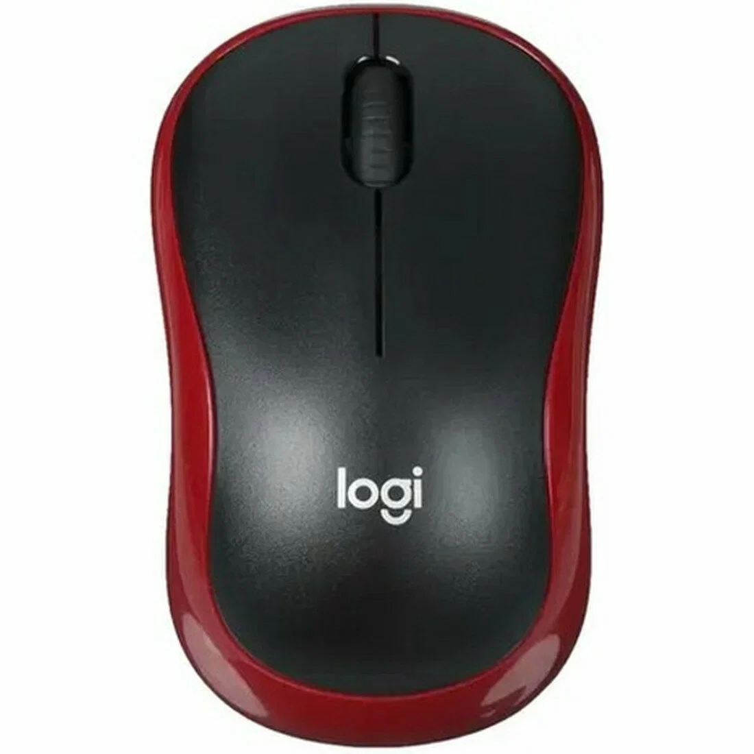 Мышь беспроводная Logitech M186 черный/серый, 1000 dpi, радиоканал, USB, кнопки - 3