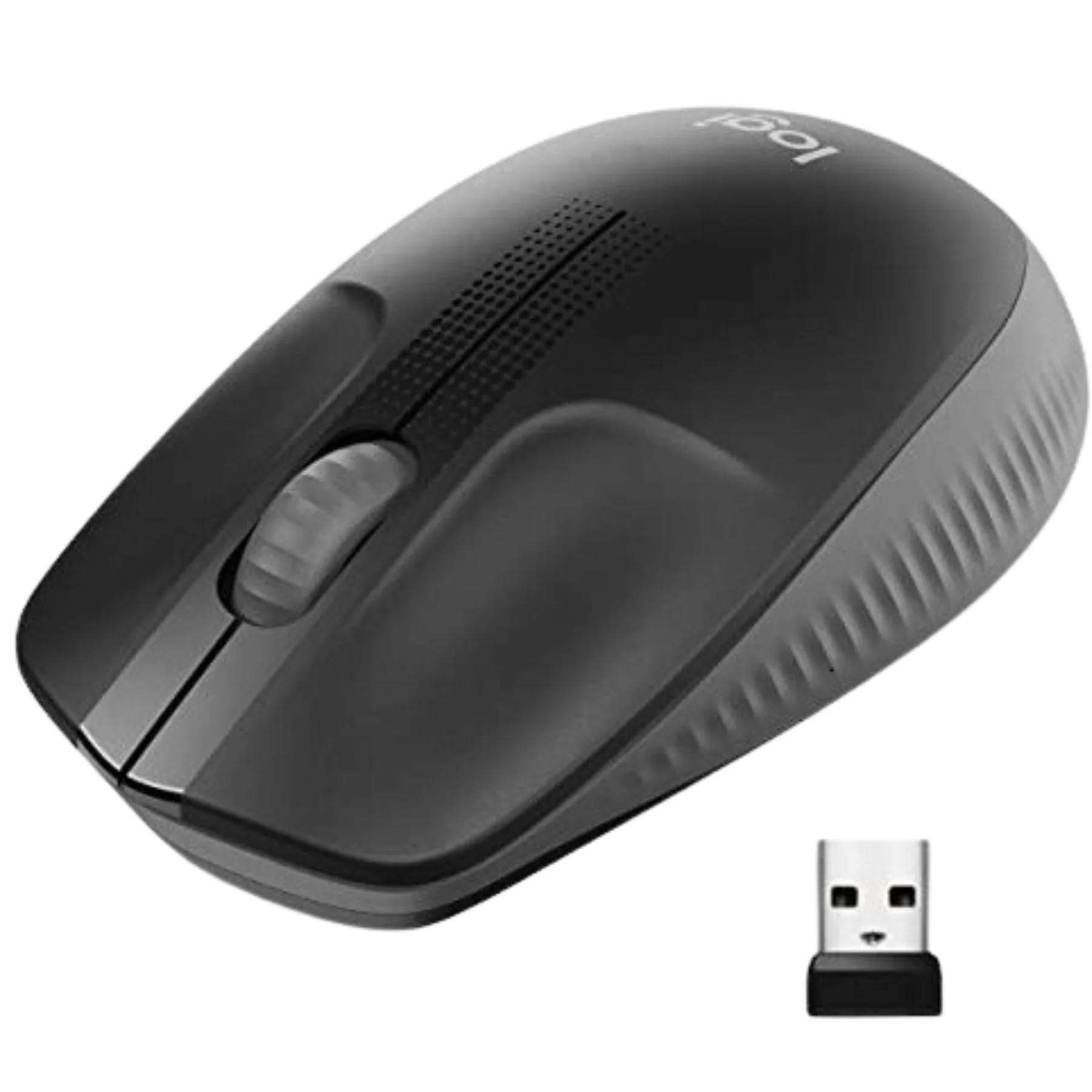 Мышь беспроводная Logitech M190 черный, 1000 dpi, радиоканал, USB, кнопки - 3