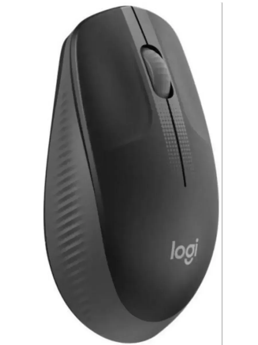 Мышь беспроводная Logitech M190 черный, 1000 dpi, радиоканал, USB, кнопки - 3