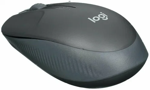 Мышь беспроводная Logitech M190 черный/красный, 1000 dpi, радиоканал, USB, кнопки - 3