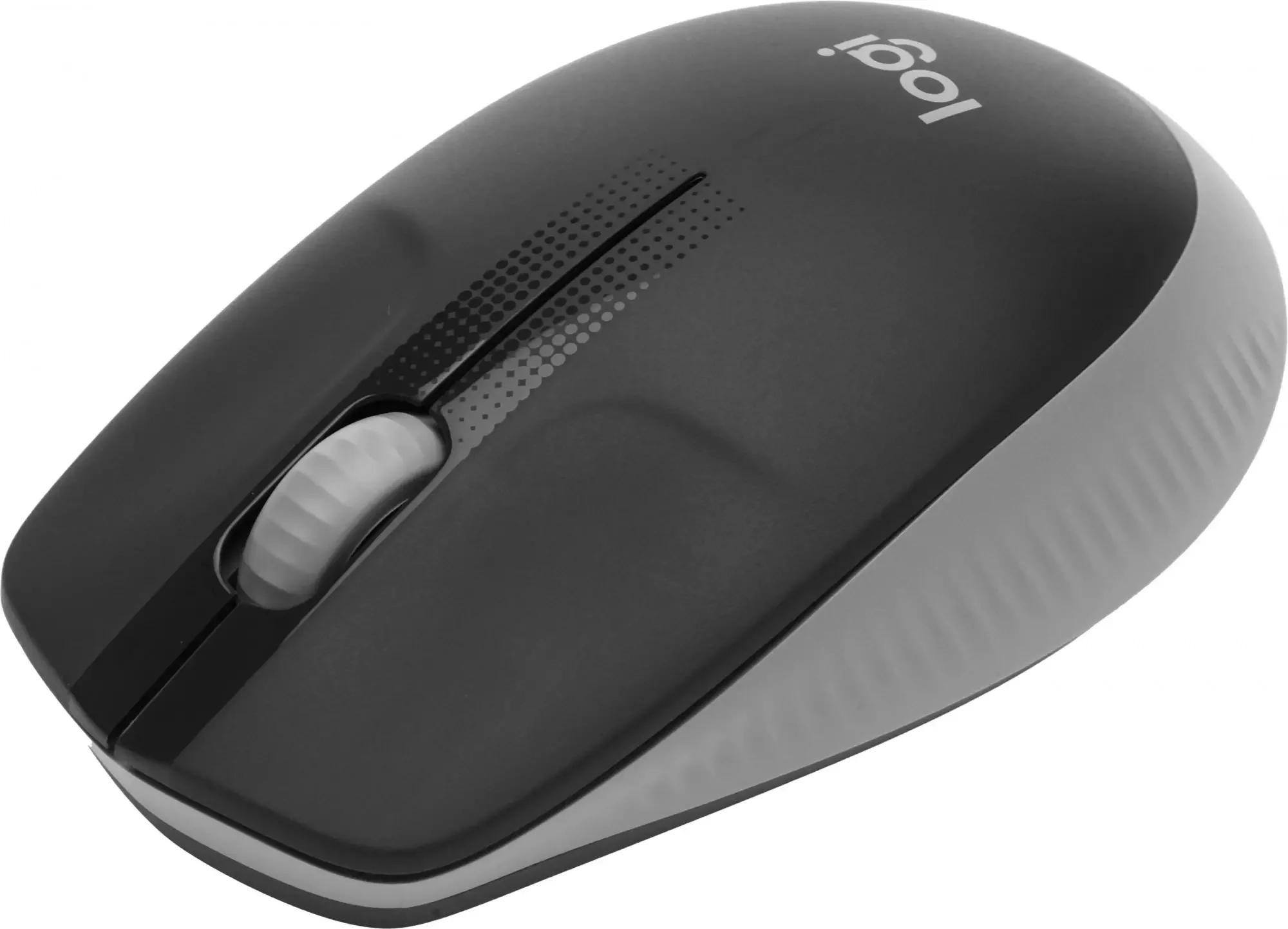 Мышь беспроводная Logitech M190 черный/серый, 1000 dpi, радиоканал, USB, кнопки - 3