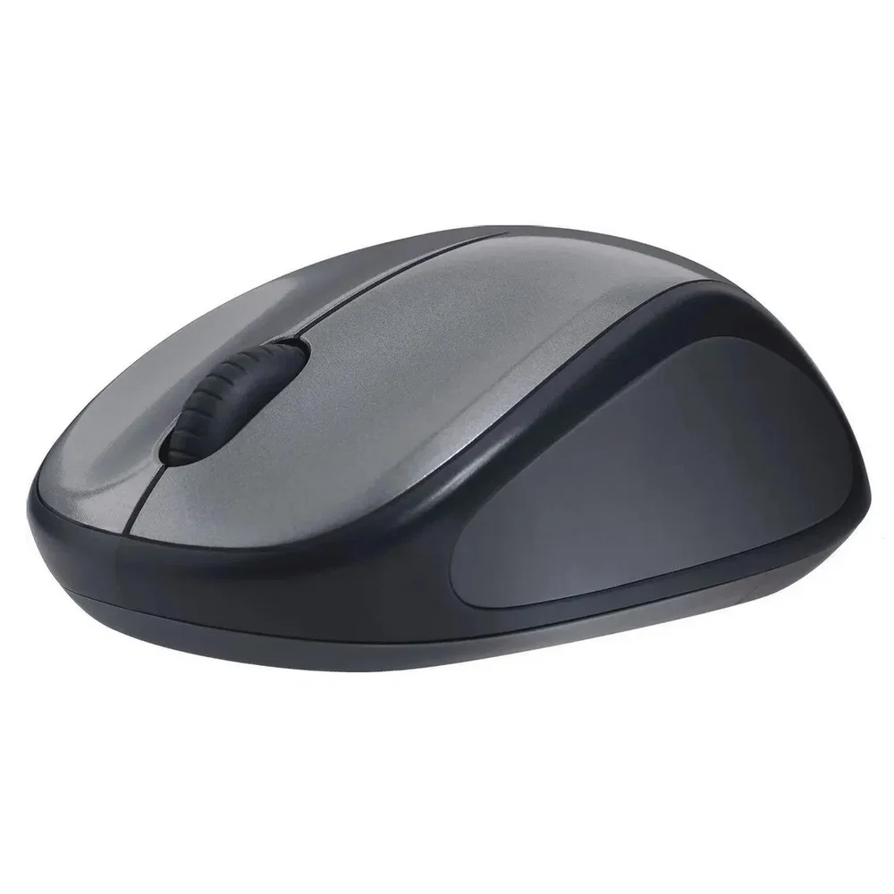 Мышь беспроводная Logitech M235 серый/черный, 1000 dpi, радиоканал, USB, кнопки - 3