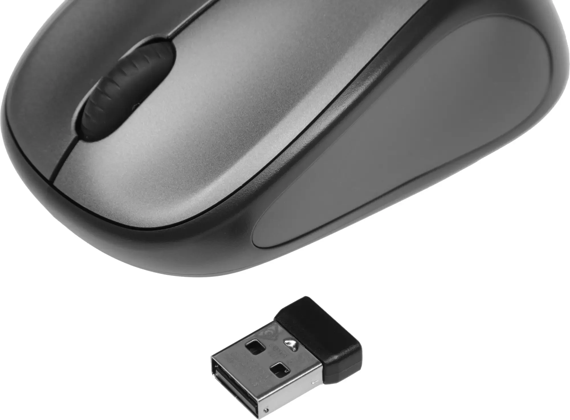 Мышь беспроводная Logitech M235 серый/черный, 1000 dpi, радиоканал, USB, кнопки - 3