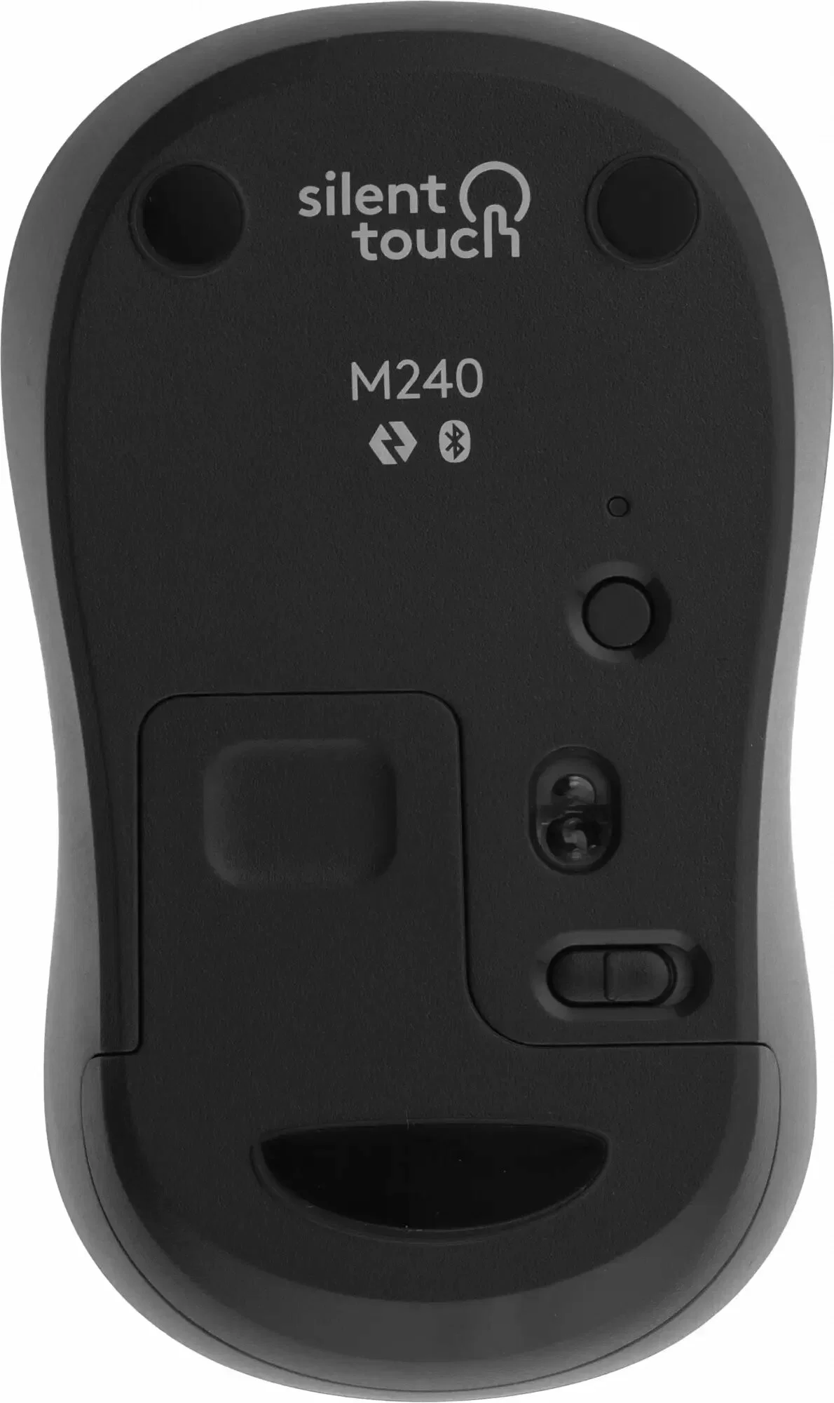Мышь беспроводная Logitech M240 SILENT графитовый, 4000 dpi, Bluetooth, кнопки - 3