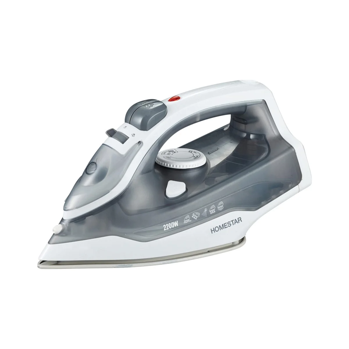 Утюг HomeStar HS-4011 бирюзовый  (2200Вт, пар, подошва нержавеющая сталь, антинакипь, капля стоп