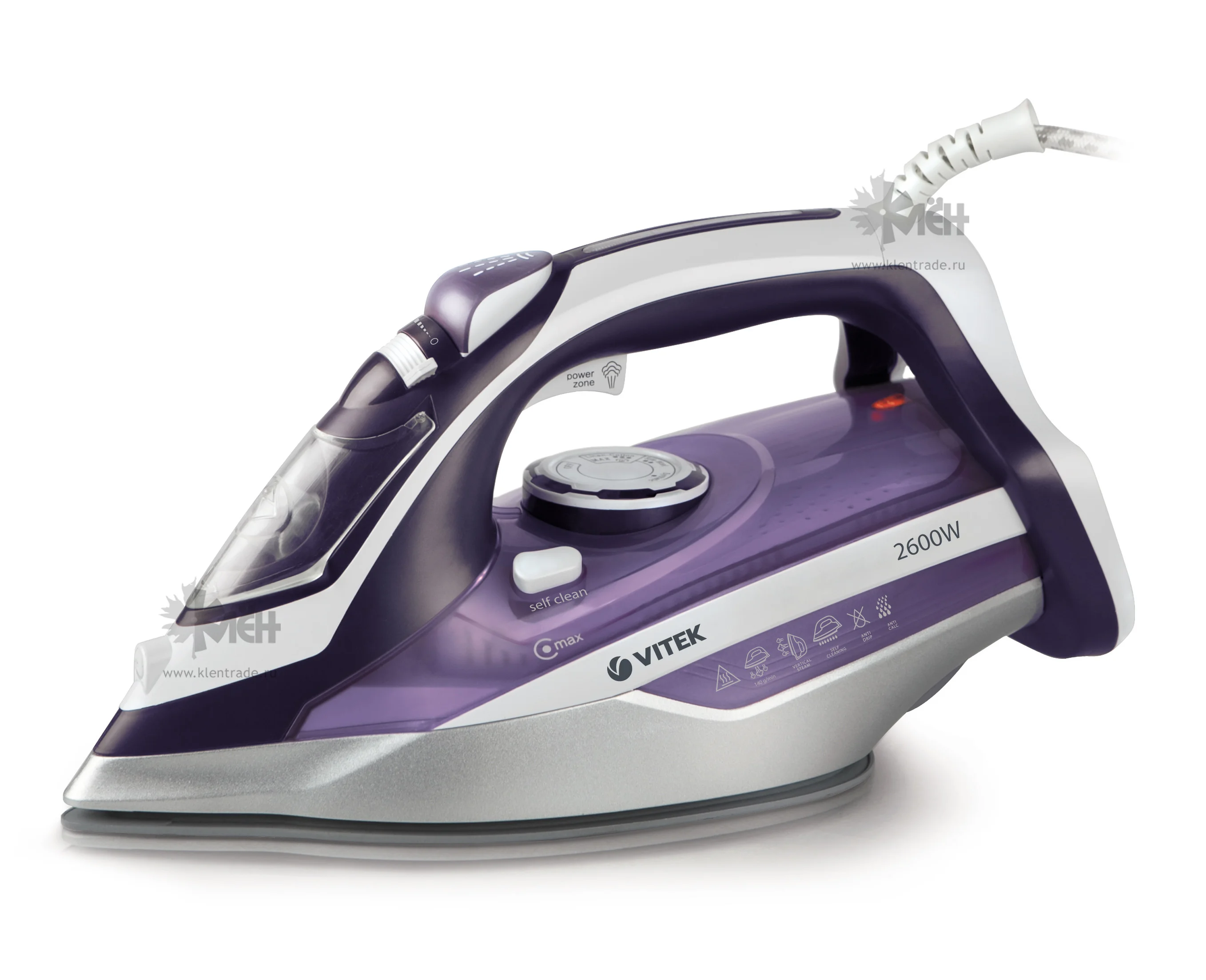 Утюг JVC JRI04 2400 Вт удар 40 г/мин керамика