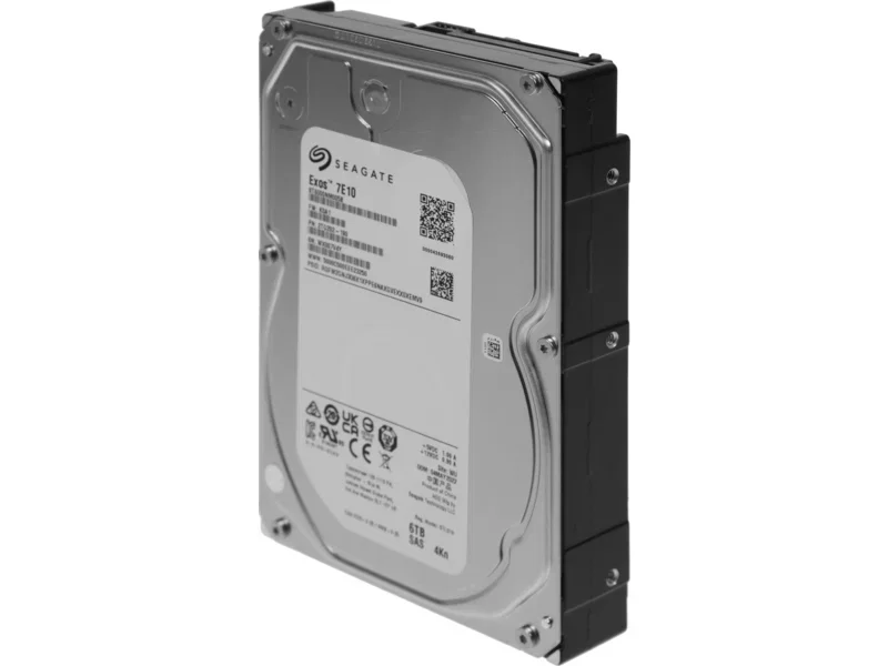 Жесткий диск Seagate SAS 6TB ST6000NM005B Server Exos 7E10 4KN (7200rpm) 256Mb 3.5"