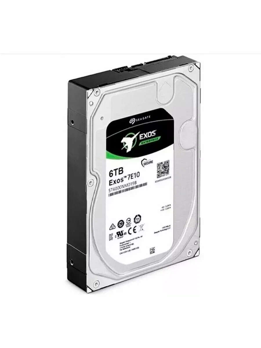 Жесткий диск Seagate SAS 6TB ST6000NM005B Server Exos 7E10 4KN (7200rpm) 256Mb 3.5"