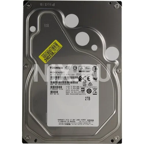 Жесткий диск Toshiba SAS 3.0 2Tb MG04SCA20EE Server Enterprise Capacity (7200rpm) 128Mb 3.5"