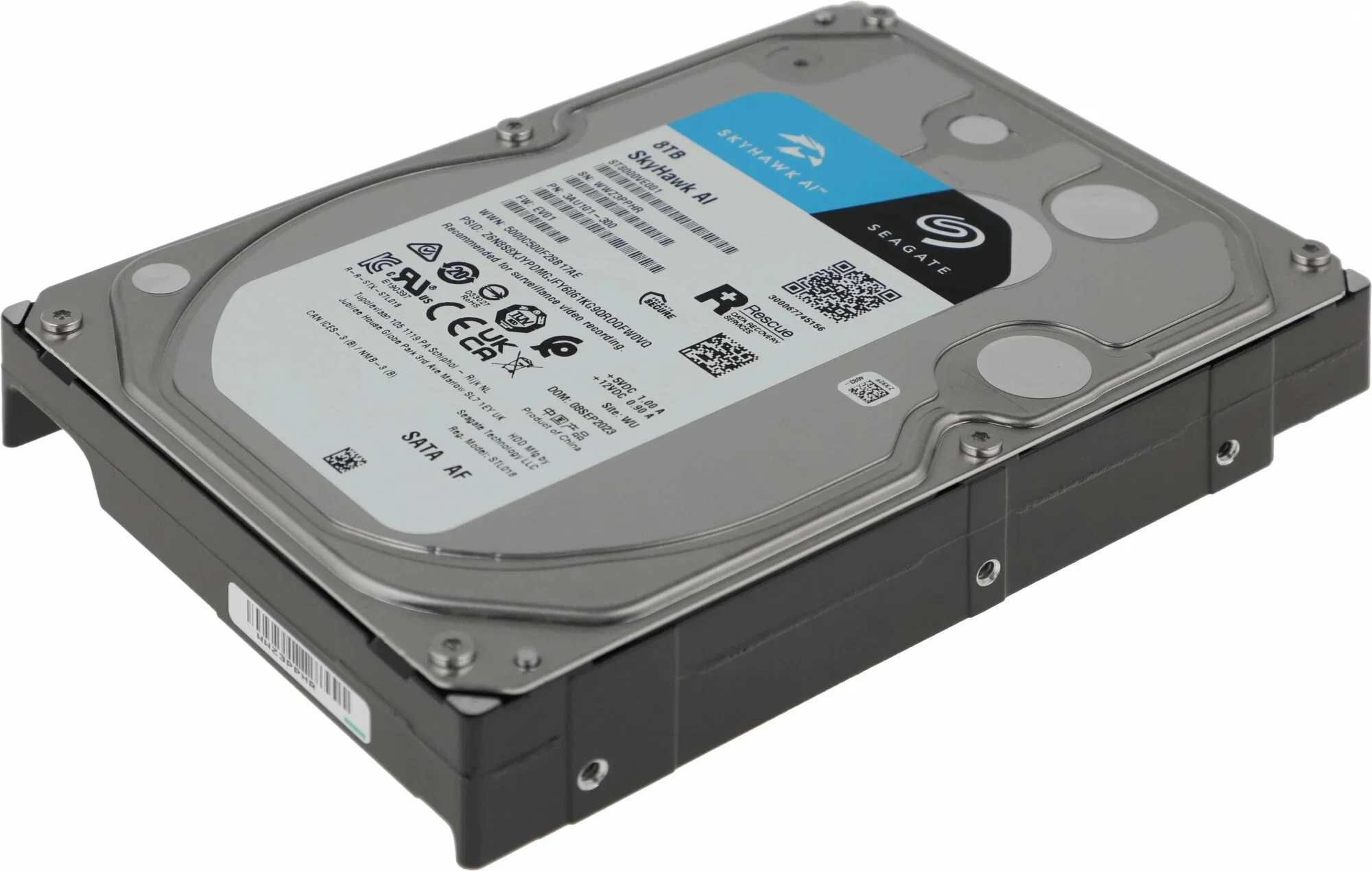 Жесткий диск Seagate SATA-III 12TB ST12000VE003 SkyHawkAI 512E (7200rpm) 256Mb 3.5"