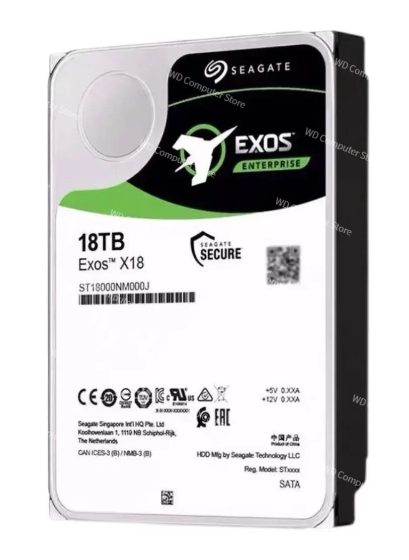 Жесткий диск Seagate SATA-III 14TB ST14000NM000J Exos X18 4KN (7200rpm) 256Mb 3.5"