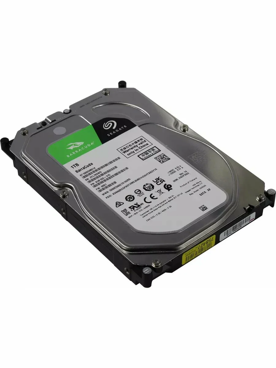 Жесткий диск Seagate SATA-III 1TB ST1000DM014 Desktop Barracuda 4KN (7200rpm) 256Mb 3.5"