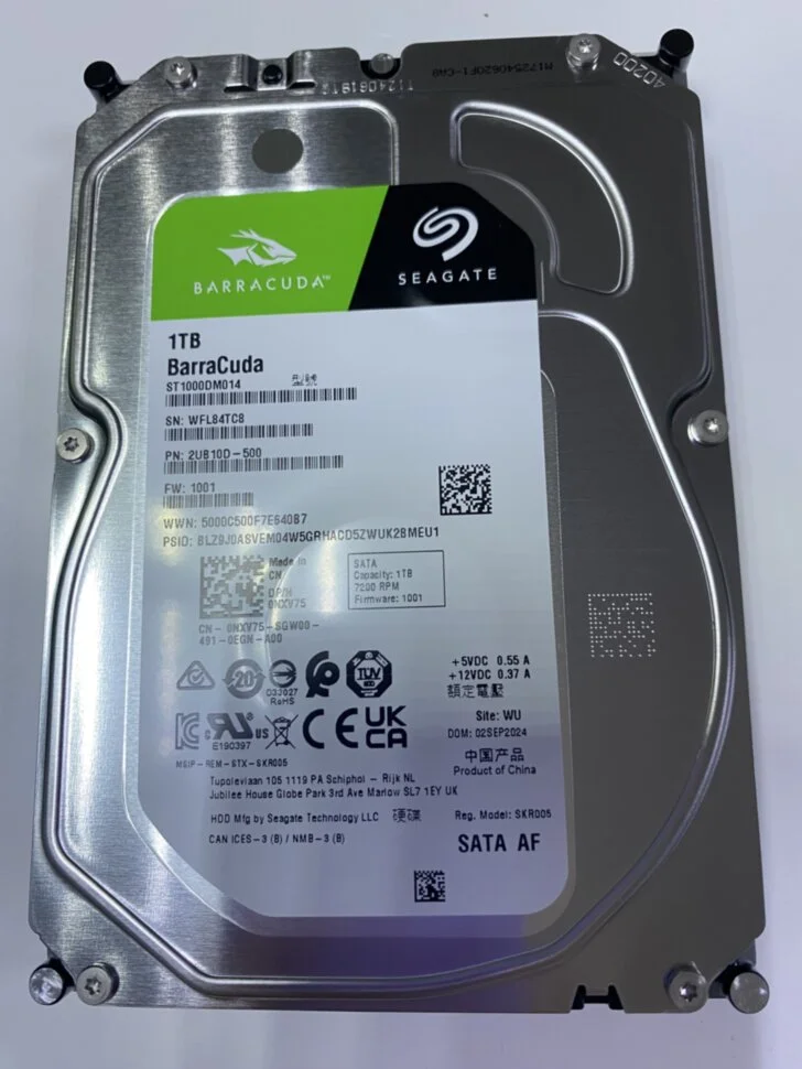 Жесткий диск Seagate SATA-III 1TB ST1000DM014 Desktop Barracuda 4KN (7200rpm) 256Mb 3.5"