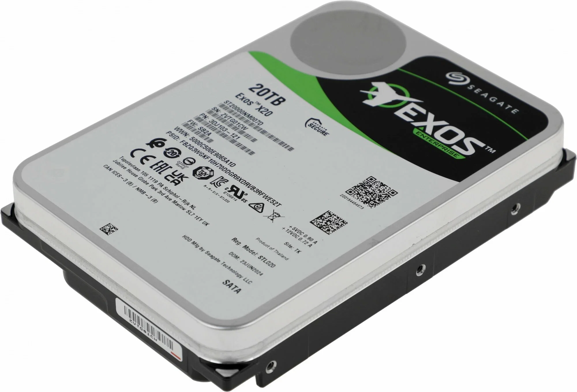 Жесткий диск Seagate SATA-III 22TB ST22000NM001E Server Exos X22 512E (7200rpm) 512Mb 3.5"