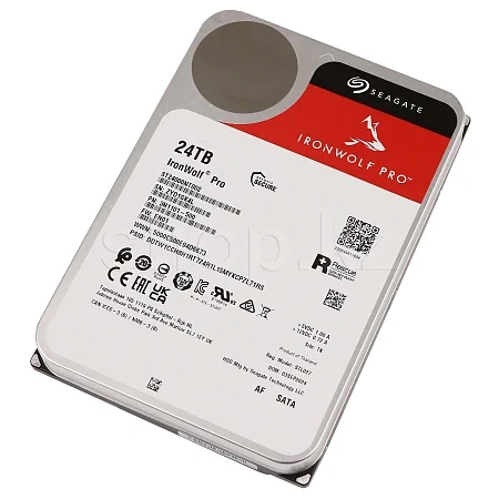 Жесткий диск Seagate SATA-III 24TB ST24000NT002 NAS Ironwolf Pro 512E (7200rpm) 512Mb 3.5"