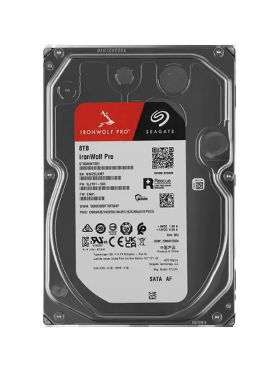 Жесткий диск Seagate SATA-III 24TB ST24000NT002 NAS Ironwolf Pro 512E (7200rpm) 512Mb 3.5"