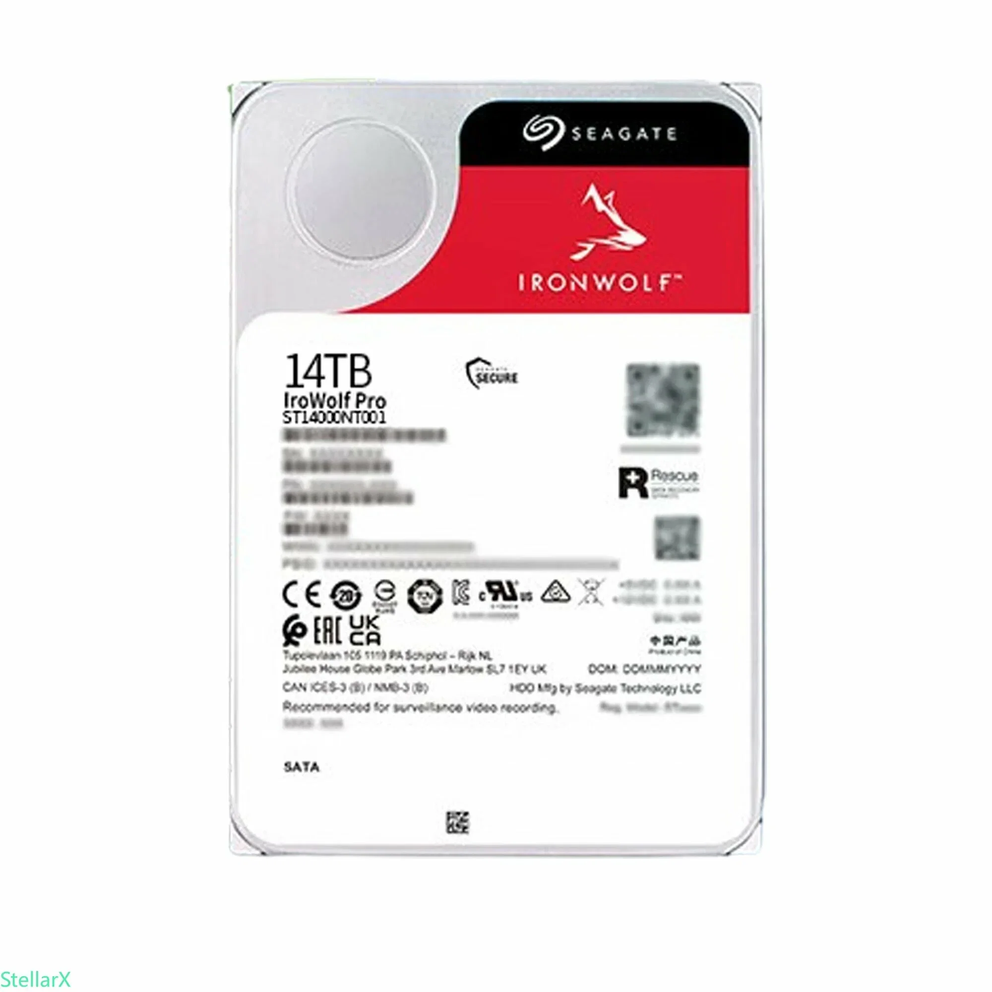 Жесткий диск Seagate SATA-III 24TB ST24000VE002 SkyHawkAI 512E (7200rpm) 512Mb 3.5"