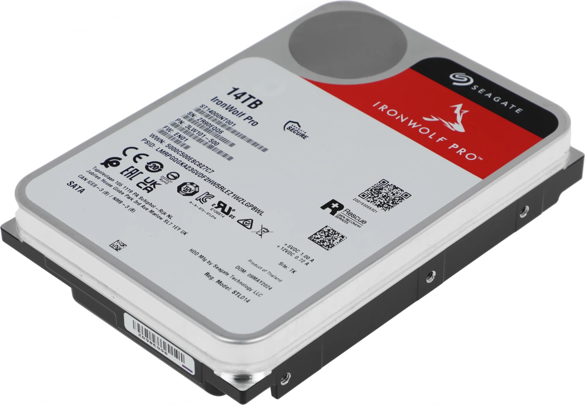 Жесткий диск Seagate SATA-III 28Tb ST28000NT000 NAS Ironwolf Pro 512E (7200rpm) 512Mb 3.5"