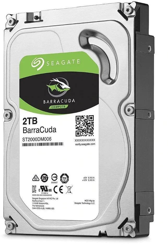 Жесткий диск Seagate SATA-III 2TB ST2000DM005 Desktop Barracuda 4KN (5400rpm) 256Mb 3.5"