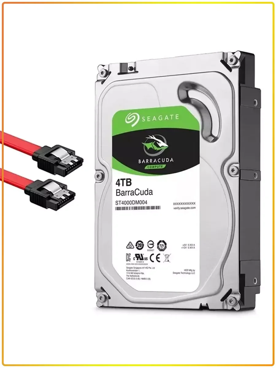 Жесткий диск Seagate SATA-III 4TB ST4000DM004 Desktop Barracuda 4KN (5400rpm) 256Mb 3.5"