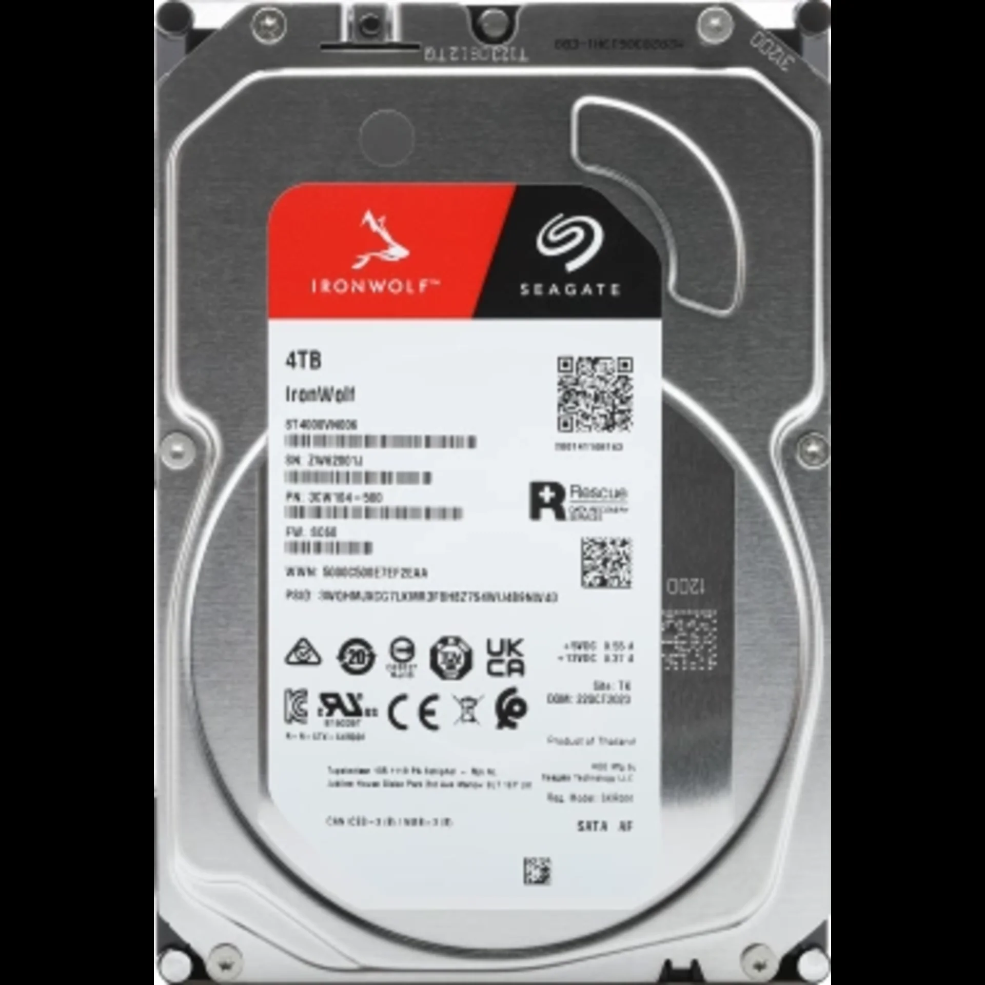 Жесткий диск Seagate SATA-III 4TB ST4000VN006 NAS Ironwolf 4KN (5400rpm) 256Mb 3.5"