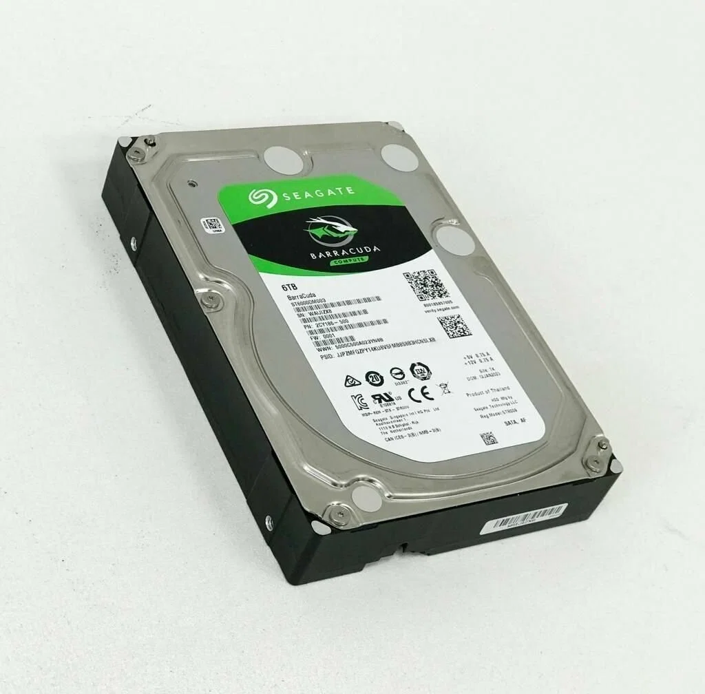 Жесткий диск Seagate SATA-III 6TB ST6000DM003 Desktop Barracuda 4KN (5400rpm) 256Mb 3.5"