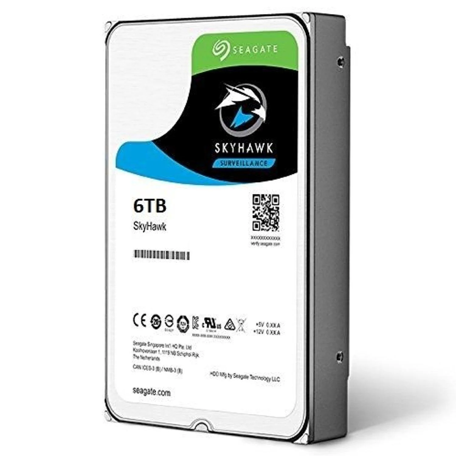 Жесткий диск Seagate SATA-III 6TB ST6000VX008 Surveillance Skyhawk 4KN (5400rpm) 256Mb 3.5"