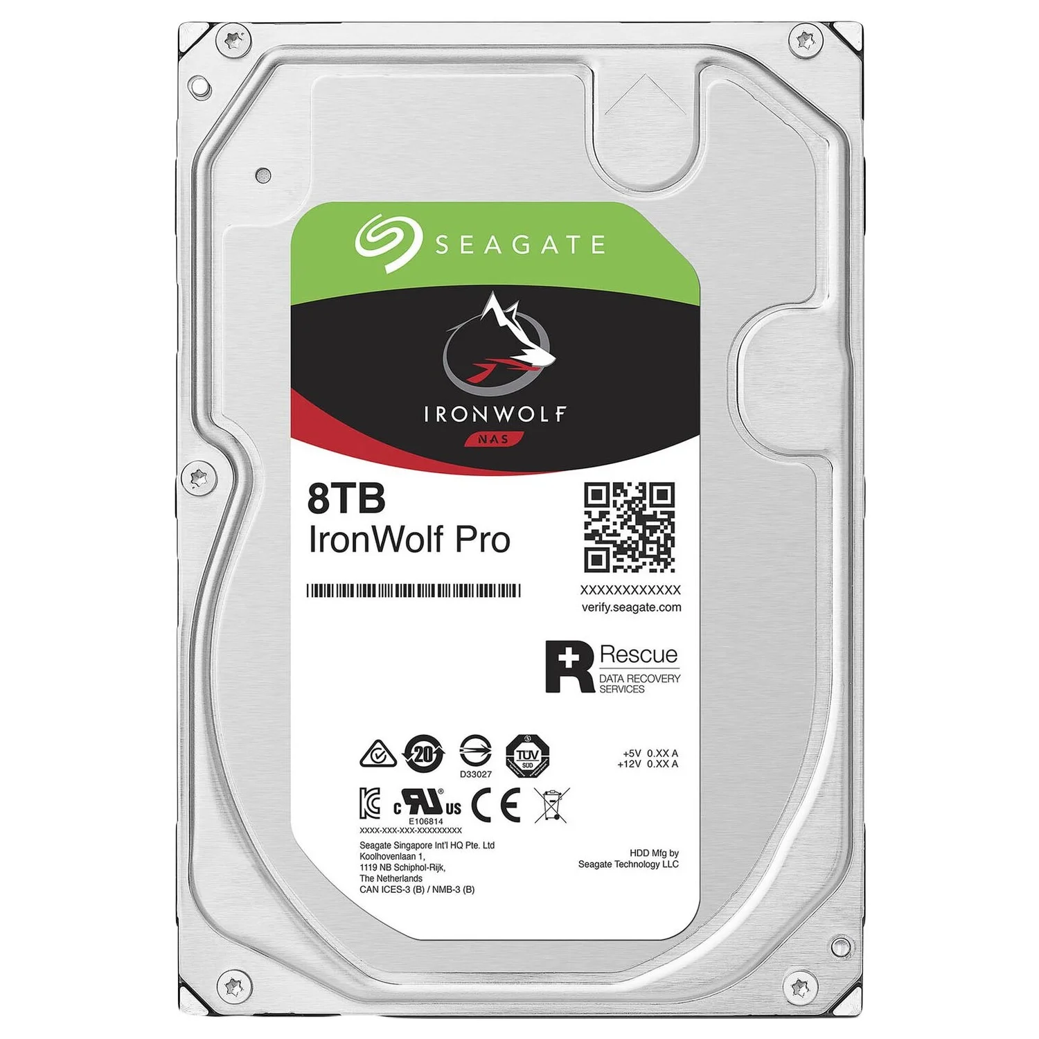 Жесткий диск Seagate SATA-III 8TB ST8000NT001 NAS Ironwolf Pro 512E (7200rpm) 256Mb 3.5"