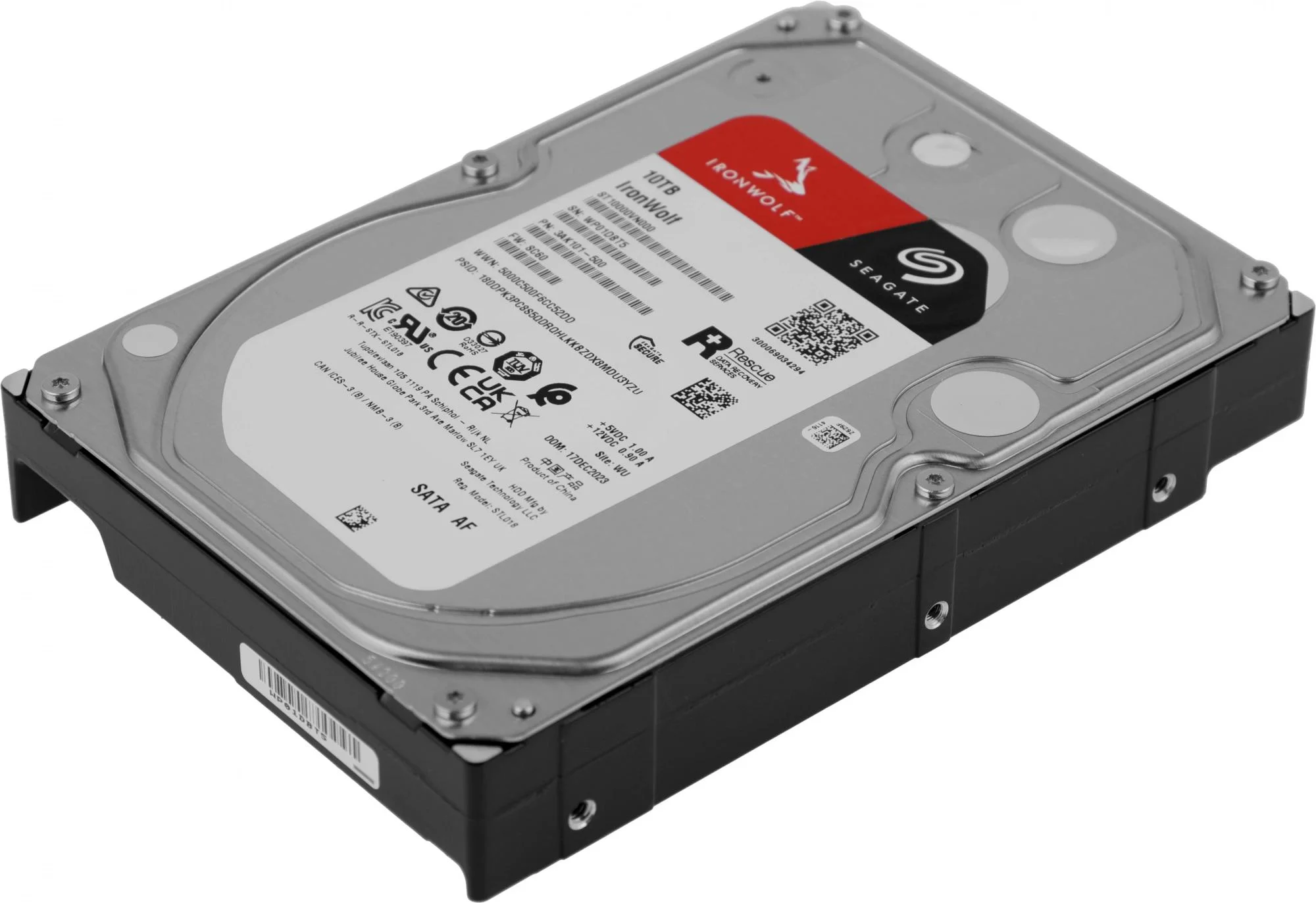 Жесткий диск Seagate SATA-III 8TB ST8000VE001 Surveillance SkyHawkAI 512E (7200rpm) 256Mb 3.5"