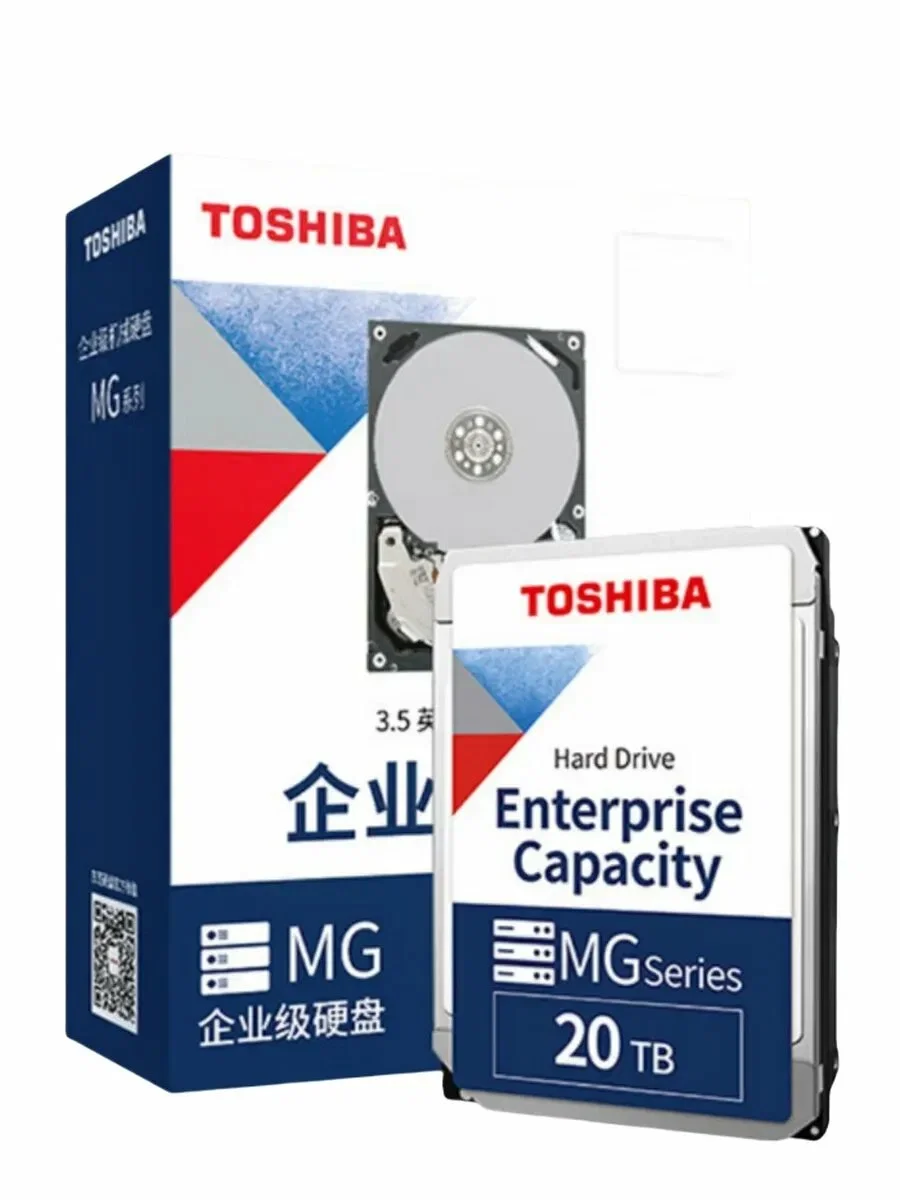 Жесткий диск Toshiba SATA-III 20TB MG10ACA20TE Server Enterprise Capacity 512E (7200rpm) 512Mb 3.5"