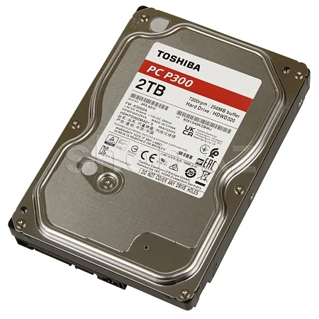 Жесткий диск Toshiba SATA-III 2TB HDWD320UZSVA Desktop P300 4KN (7200rpm) 256Mb 3.5"