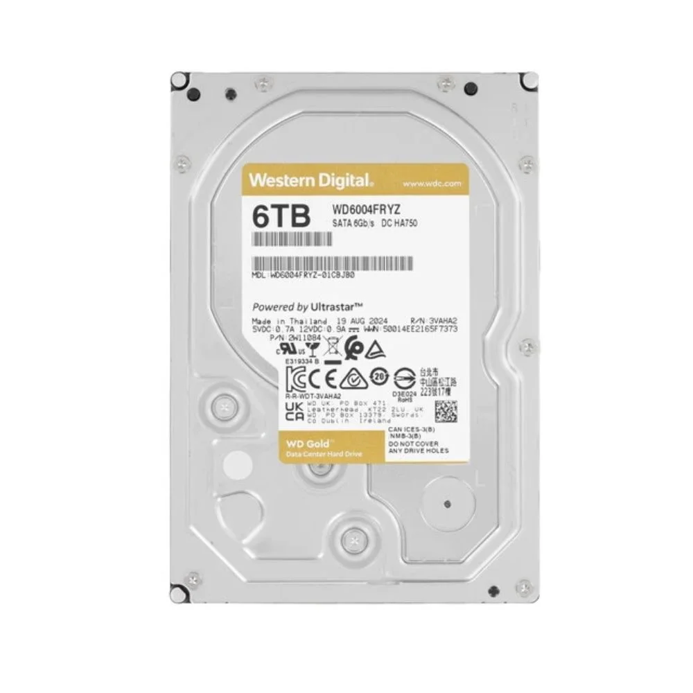 Жесткий диск WD SATA-III 10TB WD103KRYZ Gold 512E (7200rpm) 512Mb 3.5"