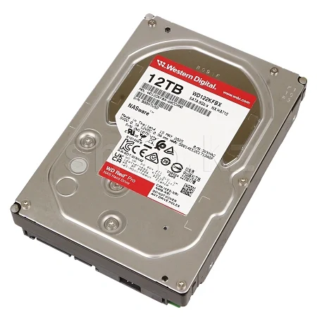 Жесткий диск WD SATA-III 12TB WD120EFGX NAS Red Plus (7200rpm) 512Mb 3.5"