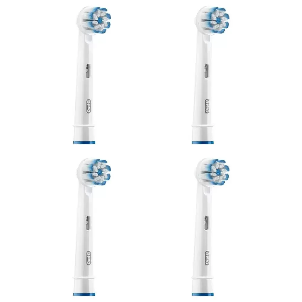 Oral-B Насадки для зубной щетки EB60X Sensitive Clean 4 шт с Х-образными щетинками