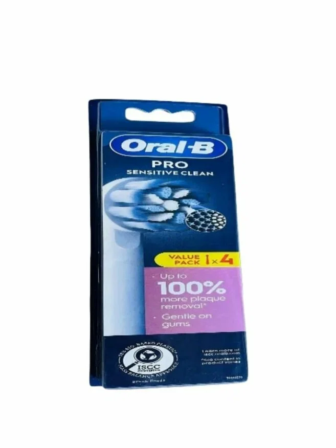 Oral-B Насадки для зубной щетки EB60X Sensitive Clean 4 шт с Х-образными щетинками