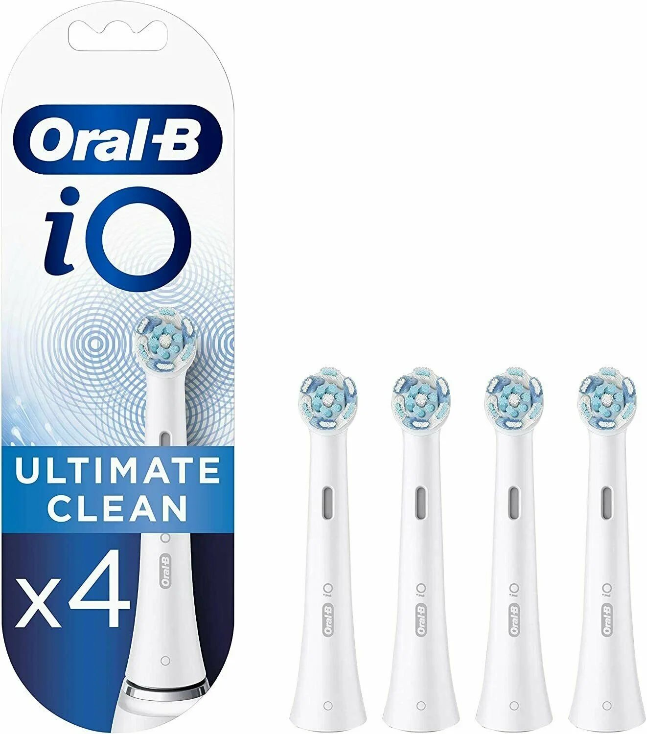Oral-B Насадки для зубной щетки iO Ultimate Clean белые 4 шт. для электрических щеток iO